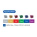AM GCL22D24: Amos Glitter Glue 6 Colours - Display Box